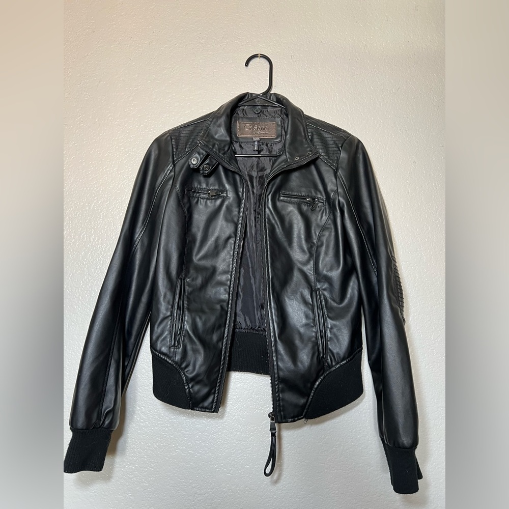 Black “Leather” Jacket | Size Small |